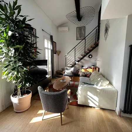 Loft, Terrasse, Montpellier, Quartier Carre Du Roi, Arceaux,