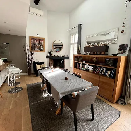 Loft, Terrasse, Montpellier, Quartier Carre Du Roi, Arceaux,