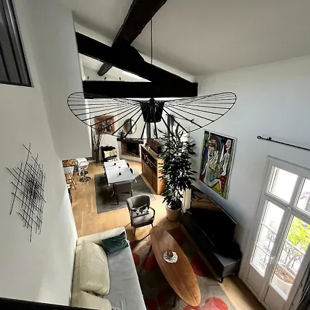 Loft, Terrasse, Montpellier, Quartier Carre Du Roi, Arceaux,